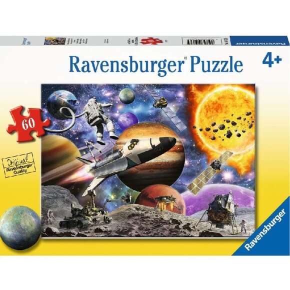 New sealed Ravensburger- 60 Piece Puzzle - Explore Space - Picture 1 of 16
